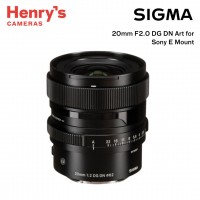 Sigma 20mm F1.4 DG DN Art for Sony E Mount Sigma 20mm F1.4 DG DN Art for Sony E Mount